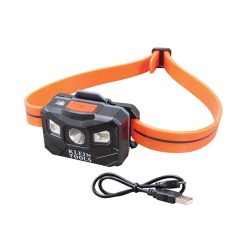 KLEIN TOOLS 56064 RECHARGEABLE HEADLAMP W/ SILICONE STRAP-400 LUMENS