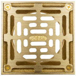 5-5/8" SQUARE BRONZE GRATE