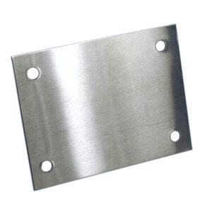 GENERAL PARTITIONS CP 1 HOLE COVER PLATE W SCREWS STAINLESS STEEL 