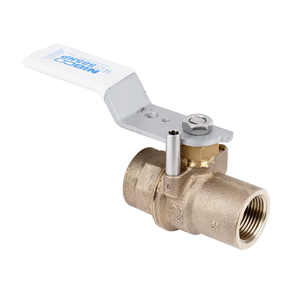 NIBCO T-585HP-LF 3/4” FIP LF FULL PORT BRONZE BALL VALVE W/ REVERSIBLE HANDLE NIBCO T-585HP-LF 3/4” FIP LF FULL PORT BRONZE BALL VALVE W/ REVERSIBLE HANDLE