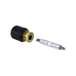 STUBBY RATCHET DRIVER W/6 BITS