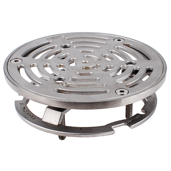 6” OD S/S RETROFIT DRAIN GRATE & FRAME ASSY 6” OD S/S RETROFIT DRAIN GRATE & FRAME ASSY