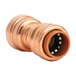 QUICK FITTING CH821R 3/4” X 3/4” LEAD FREE STRAIGHT COPPER COUPLING