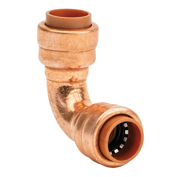 QUICK FITTING CH813R 1/2” X 1/2” LEAD FREE 90 DEGREE COPPER ELBOW