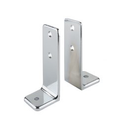 DOUBLE EAR, 2 PIECE URINAL SCREEN BRACKET FOR TOILET PARTITION
