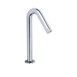 STERN ENGINEERING 233010 TOUCH-FREE DECK MOUNTED CHROME PLATED FAUCET WITH DUAL POWER INPUT BOX