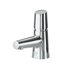 T&S BRASS LAKECREST AESTHETIC CHROME PLATED SINGLE HOLE SINGLE TEMP DECK MOUNTED METERING FAUCET 0.5 GPM