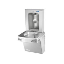 OASIS PG8FEBF 507049FVF STAINLESS STEEL ALCOVE SENSOR BOTTLE FILLER WITH STAINLESS STEEL WATER COOLER (NEW STYLE)