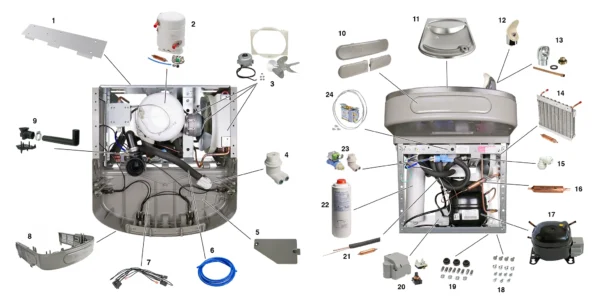 Elkay LZS8L Parts Breakdown