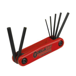 7 PC FOLD-UP METRIC HEX KEY SET