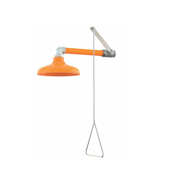GUARDIAN EQUIPMENT G1643 EMERGENCY DRENCH SHOWER HORIZONTAL MOUNT WITH 20” ABS HEAD & STAINLESS STEEL ARM & PULL GUARDIAN EQUIPMENT G1643 EMERGENCY DRENCH SHOWER HORIZONTAL MOUNT WITH 20” ABS HEAD & STAINLESS STEEL ARM & PULL