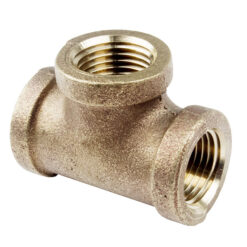 1/2" IPS BRASS TEE