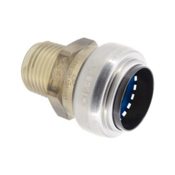 LEGEND VALVE 457-757 1" X 1" MNPT CLEARLOC PUSH FIT MALE STRAIGHT CONNECTOR