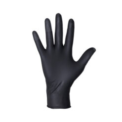 SAS SAFETY CORP 66484 X-LARGE POWDER FREE NITRILE DISPOSABLE GLOVES - BOX OF 100 (MADE IN THE USA)