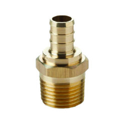 1/2” PEX X 1/2” MNPT BRASS MALE ADAPTER PEX B F1807
