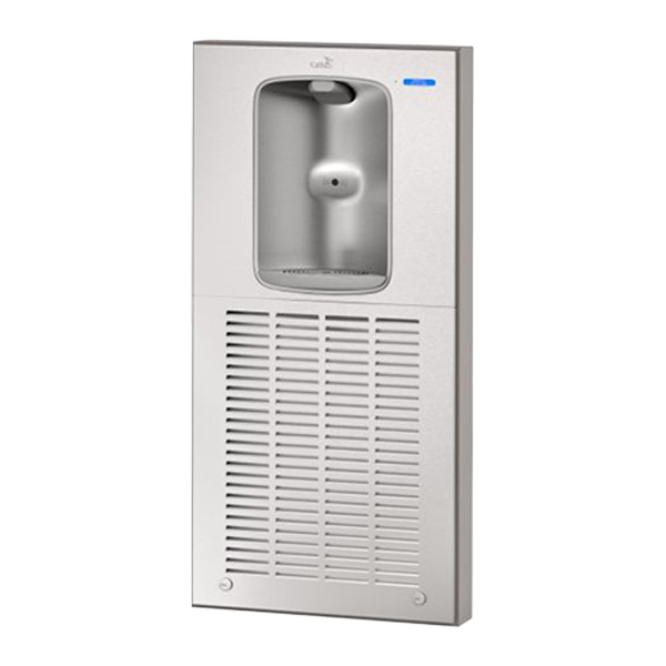 OASIS 506981 ELECTRONIC SURFACE MOUNT BOTTLE FILLER WITH TRIM BEZEL - STAINLESS STEEL ALCOVE OASIS 506981 ELECTRONIC SURFACE MOUNT BOTTLE FILLER WITH TRIM BEZEL - STAINLESS STEEL ALCOVE