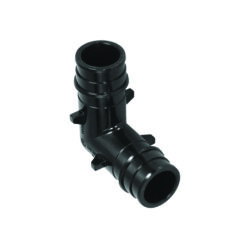 EVERFLOW SUPPLIES INC B-PPLN0100 1” BLACK POLY 90 DEGREE ELBOW PEX B F1807