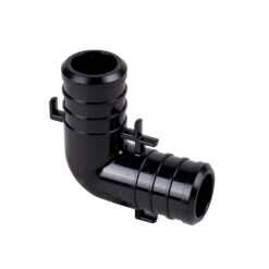 EVERFLOW SUPPLIES INC B-FPLN0100 1” BLACK POLY 90 DEGREE ELBOW PEX A F1960