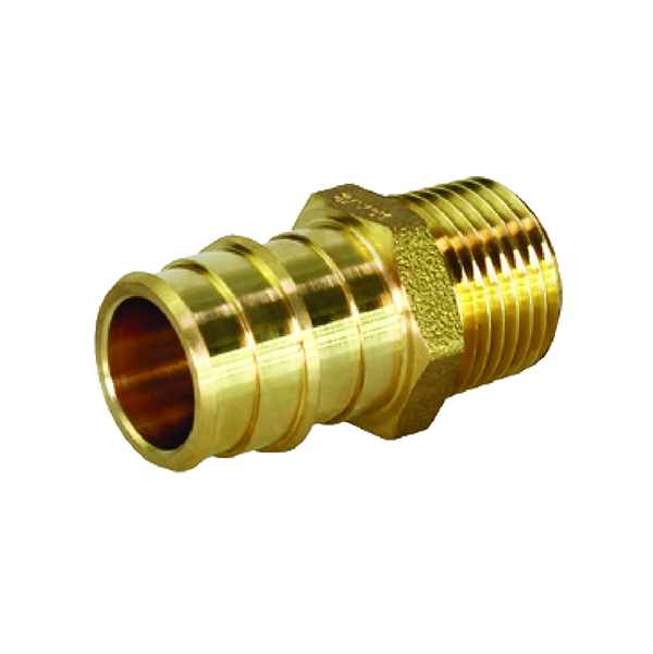 EVERFLOW SUPPLIES INC WPMA1234-NL 1/2” PEX X 3/4” MIPS BRASS ADAPTER PEX A F1960 EVERFLOW SUPPLIES INC WPMA1234-NL 1/2” PEX X 3/4” MIPS BRASS ADAPTER PEX A F1960
