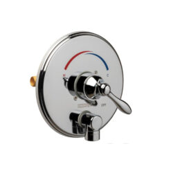 CHICAGO FAUCET 1921-VOCCP CHROME PLATED THERMOSTATIC PRESSURE BALANCING SHOWER VALVE WITH AUTO DRAIN