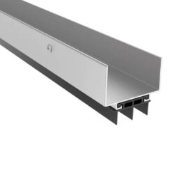 PEMKO MANUFACTURING CO 2173AV48 48” ALUMINUM DOOR BOTTOM WITH BLACK ECO-VINYL SEAL (11/16” X 1-3/4”)