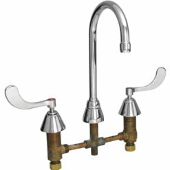 8" ADA GOOSENECK FAUCET W/4" HANDLES