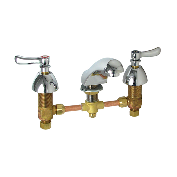 8" COMMERCIAL LAV FAUCET W/ 5" SPOUT 8" COMMERCIAL LAV FAUCET W/ 5" SPOUT