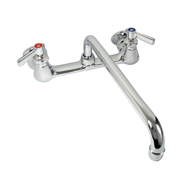 8" WALL MOUNT FAUCET W/ 12" SPOUT 8" WALL MOUNT FAUCET W/ 12" SPOUT