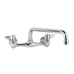 8" WALL MT KITCHEN FAUCET W/12" SPOUT