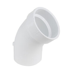2" SCH 40 PVC DWV 45 DEG ST ELL 1/8 BEND SPGTXH