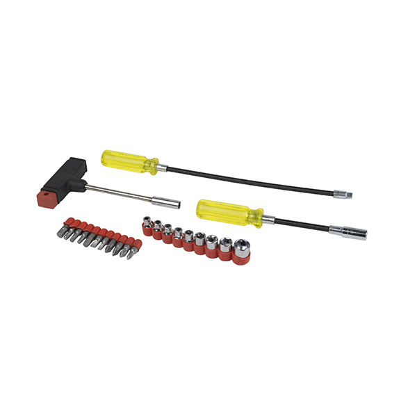 FLEXIBLE SHAFT 23-PIECE NUT DRIVER KIT FLEXIBLE SHAFT 23-PIECE NUT DRIVER KIT