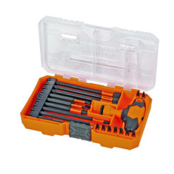 KLEIN TOOLS 33804 PROFLEX IMPACT-RATED INTERCHANGEABLE RATCHETING T-HANDLE SET - 23 PIECE