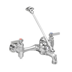 AMERICAN STANDARD 8354112.002 CHROME PLATED SERVICE SINK FAUCET WITH WALL BRACE