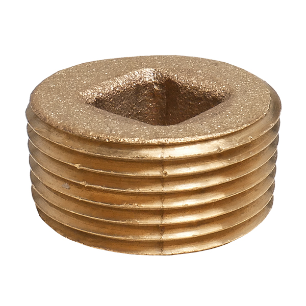 ANDERSON METALS BRASS PLUG - IPS COUNTERSUNK 1” ANDERSON METALS BRASS PLUG - IPS COUNTERSUNK 1”