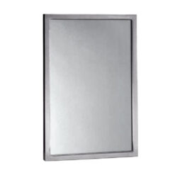 BOBRICK B290-2436 S/S ANGLE WELDED FRAME MIRROR 24” X 36”