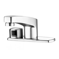 OPTIMA ON-Q FAUCET - 4" CENTER W/ BOX TRANSFORMER - 0.5 GPM