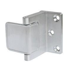BURNS 579 SECURITY DOOR GUARD - MODERN STYLE - SATIN CHROME
