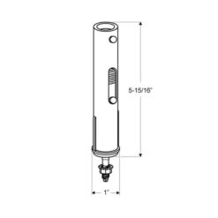 CAM FOR BOTTOM PARTITION HINGE
