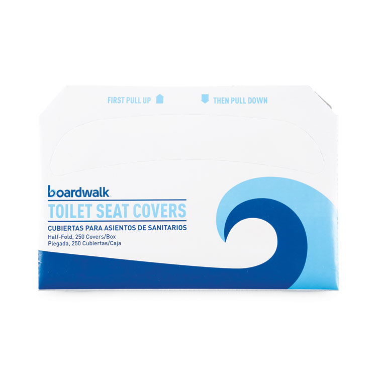 CASE HALF FOLD TOILET SEAT COVERS (10 SLEEVES/CS) CASE HALF FOLD TOILET SEAT COVERS (10 SLEEVES/CS)