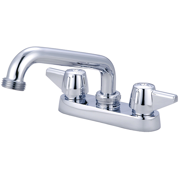 CENTRAL BRASS 0084-H CHROME PLATED 4” LAUNDRY FAUCET WITH 6” SPOUT CENTRAL BRASS 0084-H CHROME PLATED 4” LAUNDRY FAUCET WITH 6” SPOUT