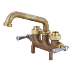 CENTRAL BRASS 0465 ROUGH BRASS LAUNDRY TRAY FAUCET