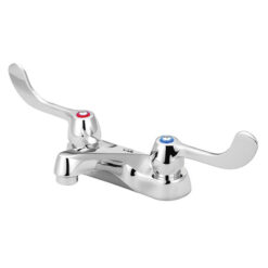 CENTRAL BRASS 1137-AELS 4” LAVATORY FAUCET WITH WING HANDLES