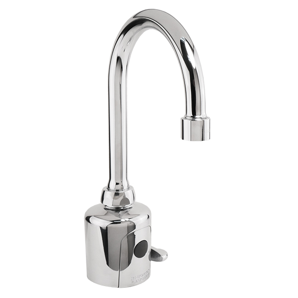 CHICAGO FAUCET 116.123.AB.1 HYTRONIC 0.5 GPM LAV FAUCET WITH GOOSENECK SPOUT CHICAGO FAUCET 116.123.AB.1 HYTRONIC 0.5 GPM LAV FAUCET WITH GOOSENECK SPOUT