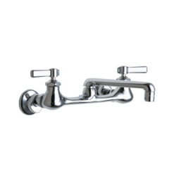 CHICAGO FAUCET 55075 8" HD SINK FAUCET - 6" CAST SWING SPOUT