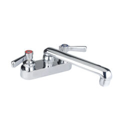 CHICAGO FAUCET 891-ABCP 4" CXC SINK FAUCET W/ 6" SWING SPOUT