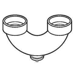 4" SCH 40 PVC DWV RETURN BEND W/CLEANOUT