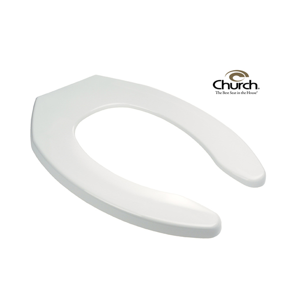 CLOSET SEAT - ELONGATED WHITE HD (6 PC) CLOSET SEAT - ELONGATED WHITE HD (6 PC)
