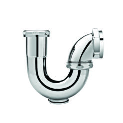 1-1/4" SINK TRAP 'J' BEND GJ W/CO 17 GA