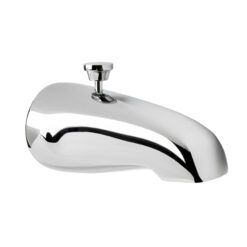 CP BRASS DIVERTER BATH SPOUT W/ 3/4” X 1/2” IPS BRASS BUSHING