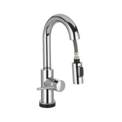 DELTA FAUCET TRINSIC TRINSIC SINGLE HANDLE PULL-DOWN BAR SINK FAUCET